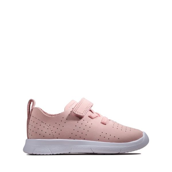 Clarks Girls Ath Elite Toddler Trainers Pink | CA-4809126